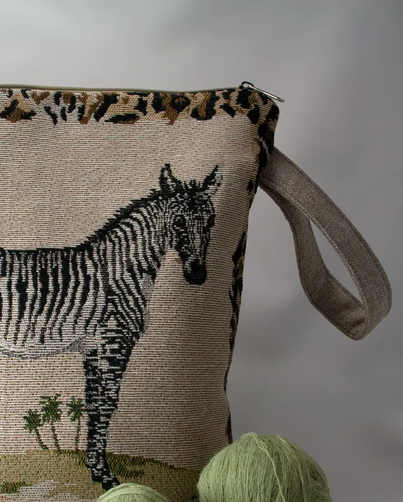 Zippered Zebra Beige Croped Front Right.webp