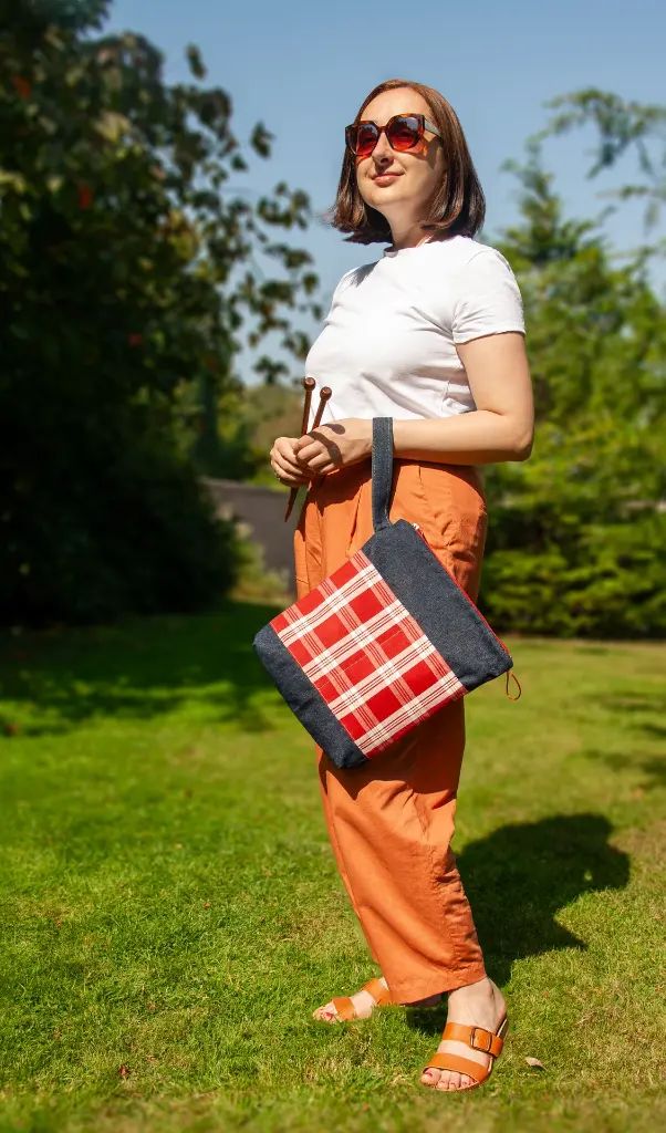 Zipper Denim Rustikana Red XL with Nadiia.webp