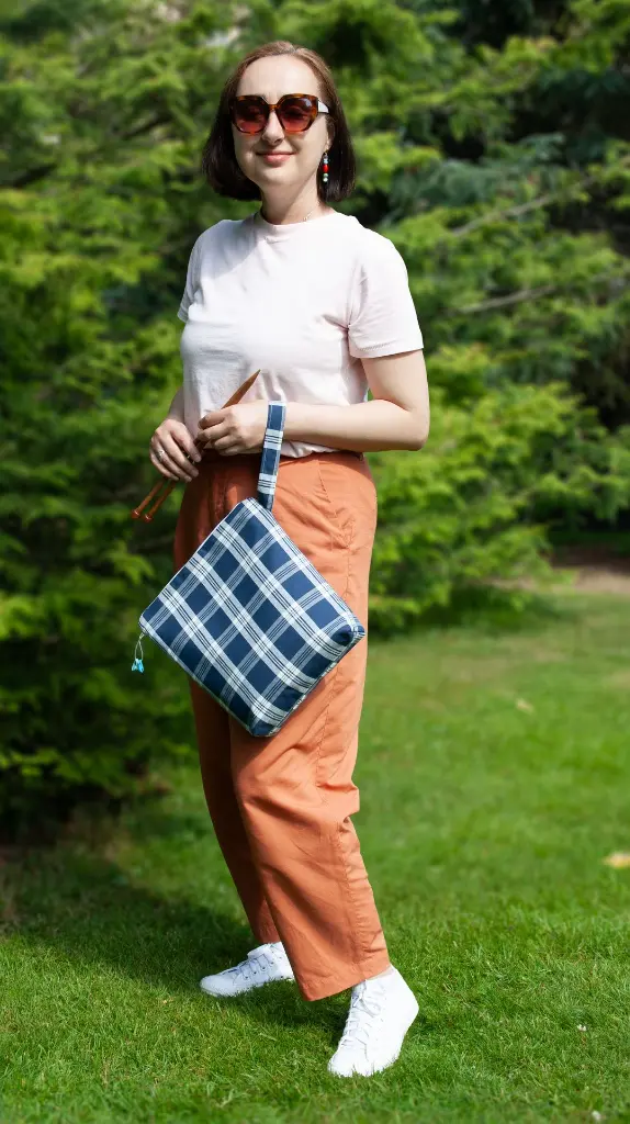 Zipper Plaid Rustikana Navy XL with Nadiia.webp