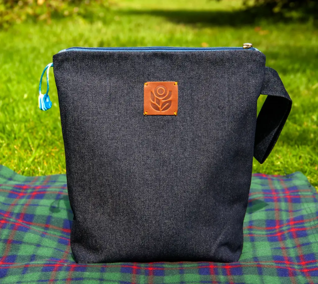 [pbz-denim-navy-xl] Zipper Denim Navy XL